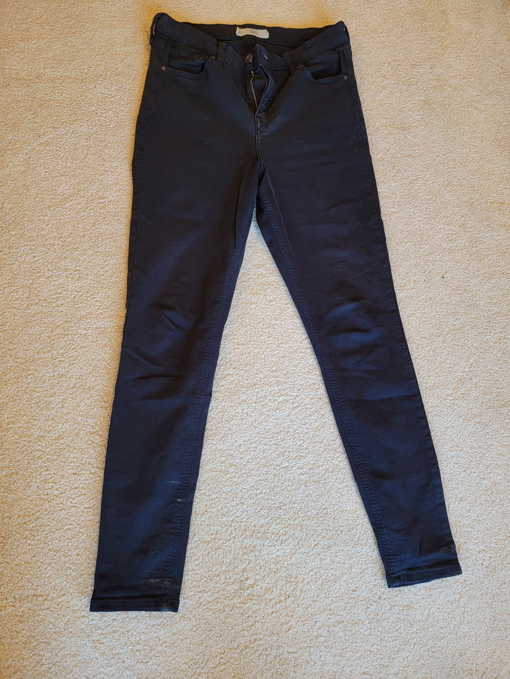 Topshop Women's Skinny Jeans in Black